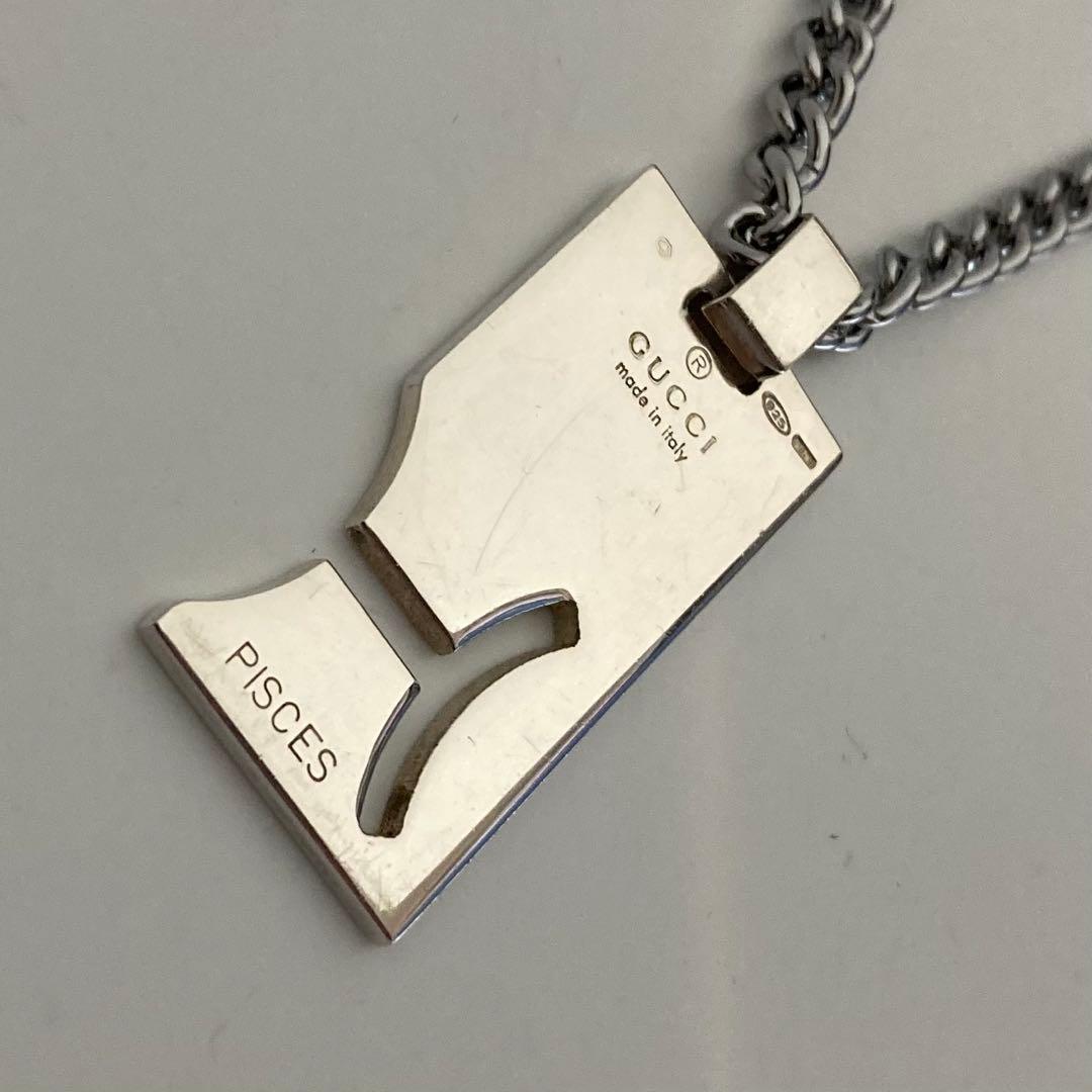 【うお座】 GUCCI グッチ ネックレス 良品 送料無料 付属品付き