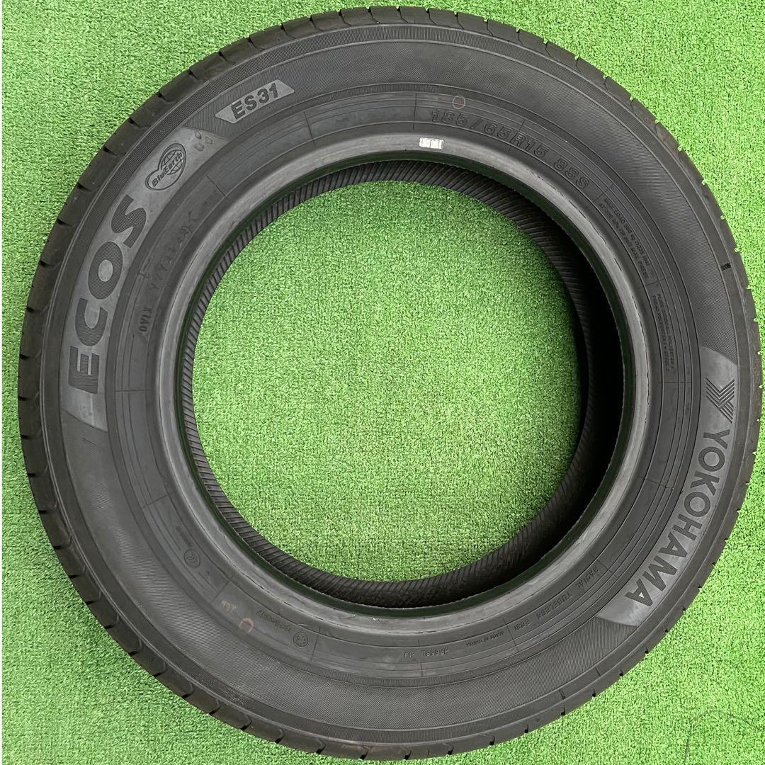 ヨコハマECOS ES31 185/65R15 2022年製中古4本タルト