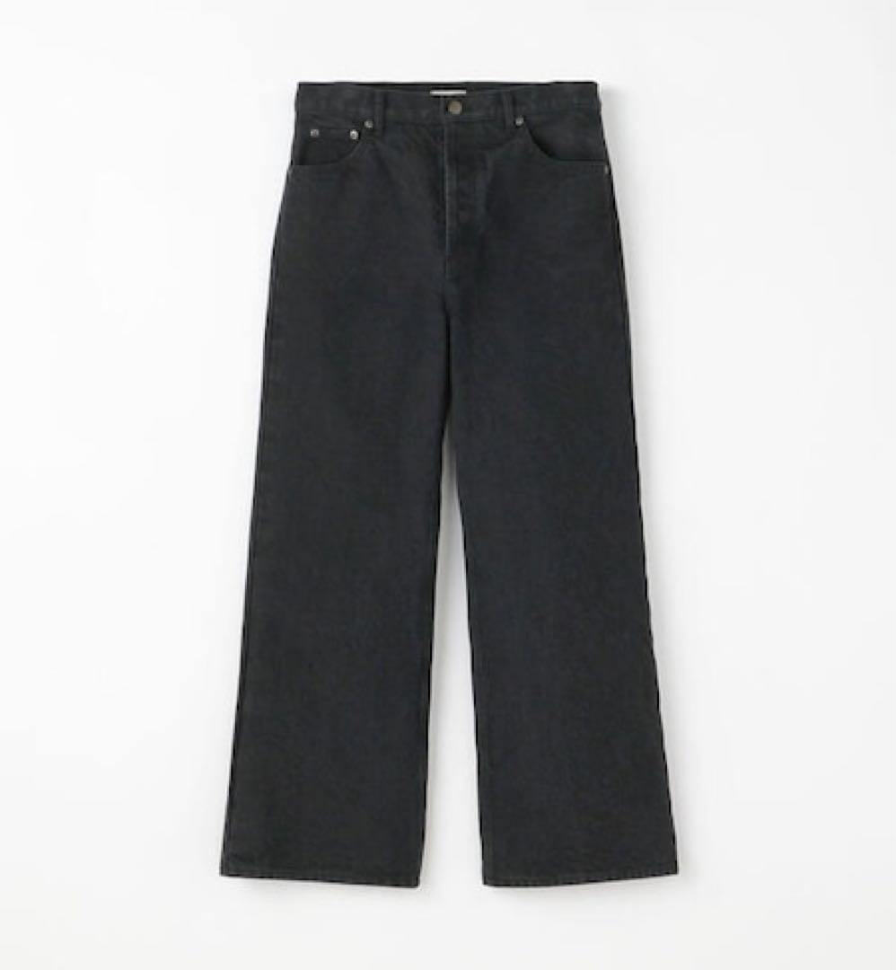 新品★ セミワイド デニムパンツ ブラック DESPRES ¥26400