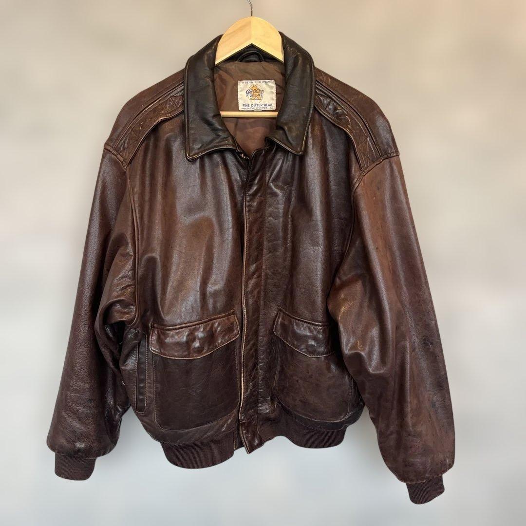 【希少】USA製 Golden Bear A-2サイズ44スコービル70's