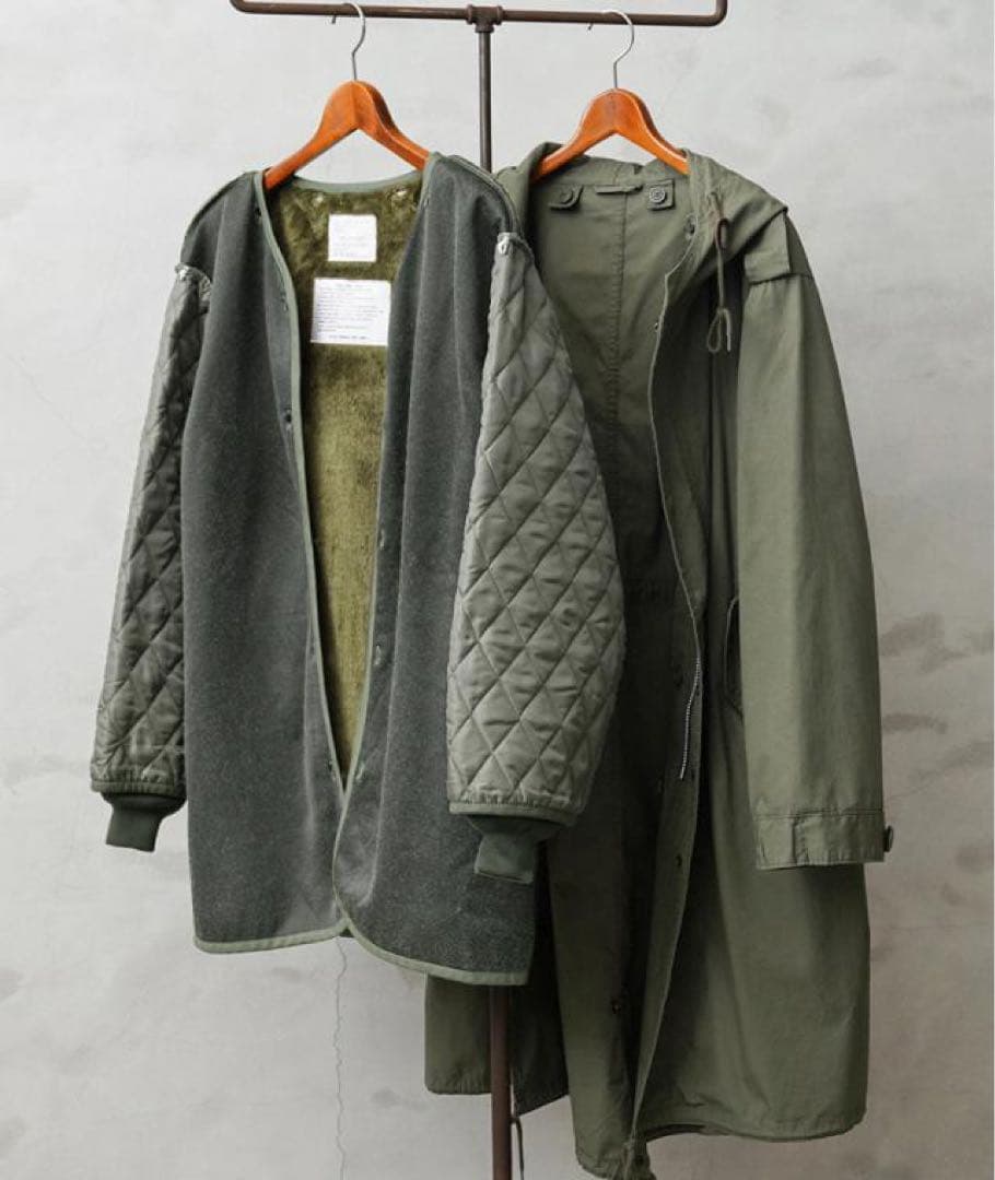 【anji】HOUSTONヒューストン米軍 M-51パーカモッズコート