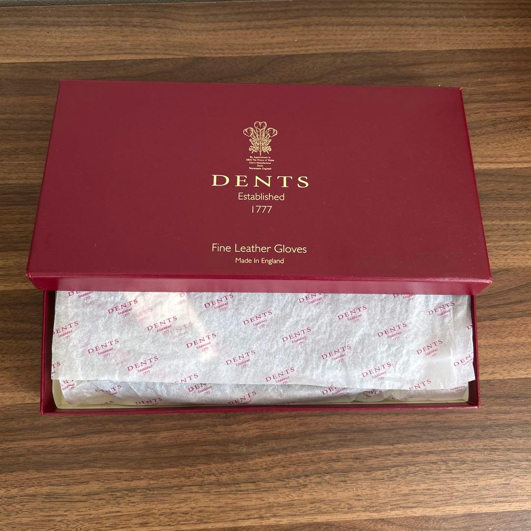 【新品値下げ】DENTS 羊革 手袋 ブラウン サイズ8 英国製