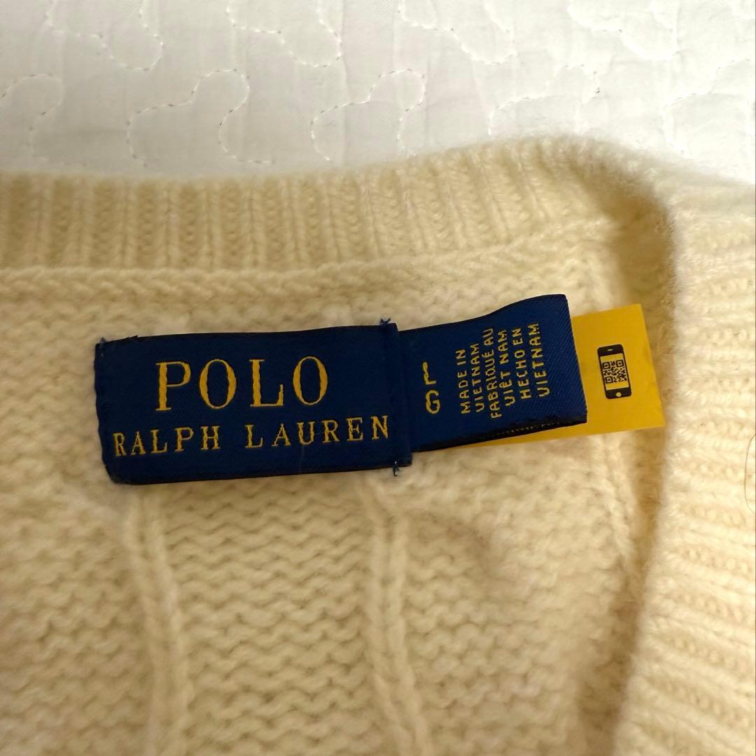 POLO Ralph Lauren ニット カーディガン レディース 白 L