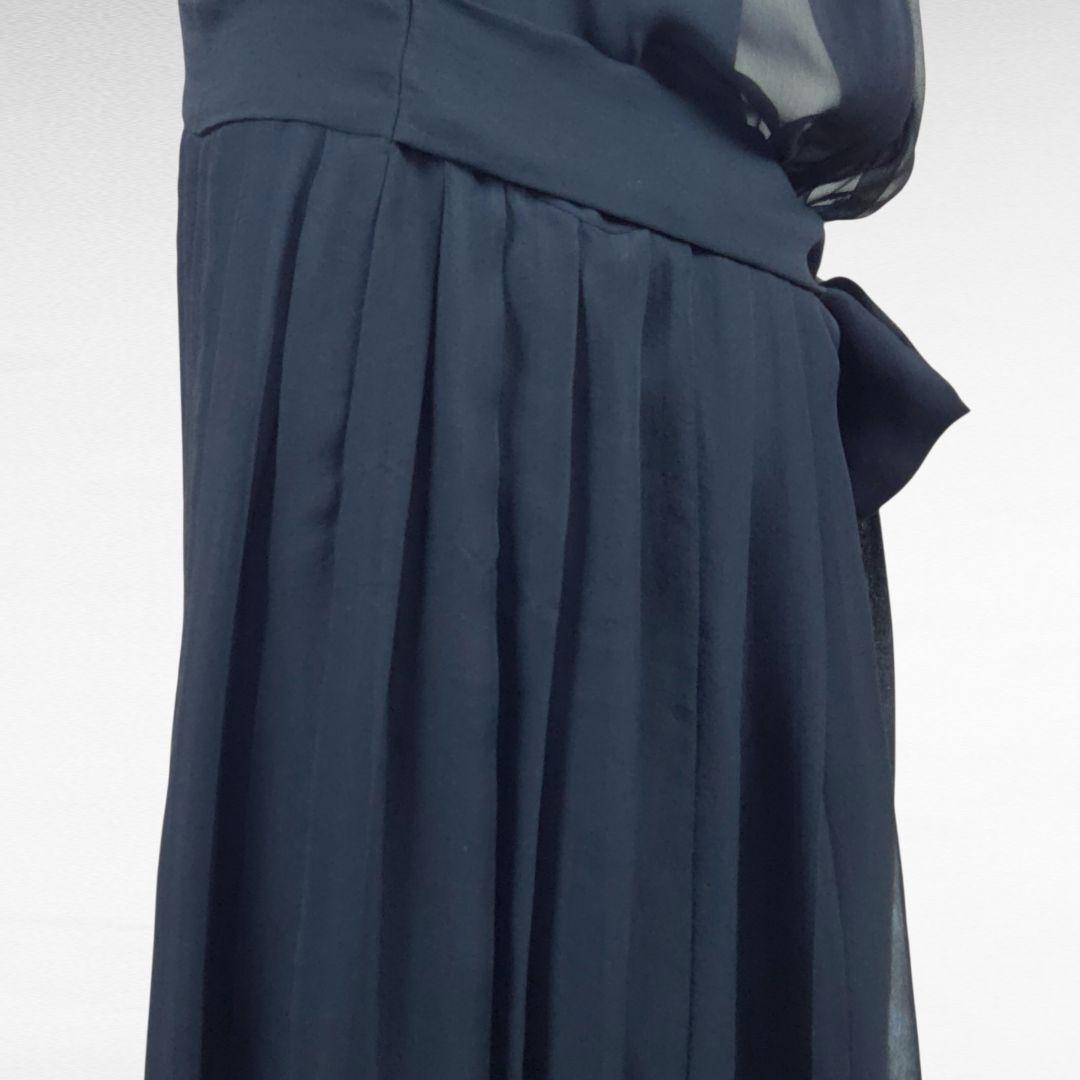 ワンピース BALENCIAGA SILK Black Dress
