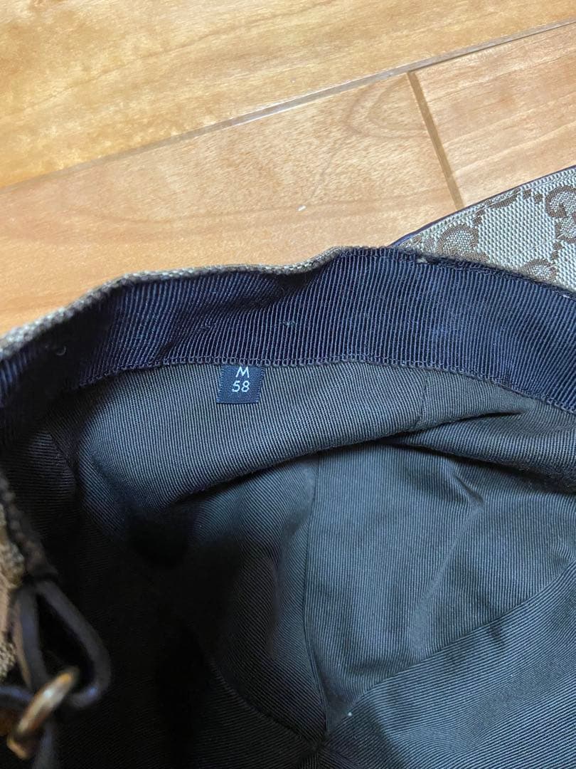 Gucci GGパターン ベージュキャップ