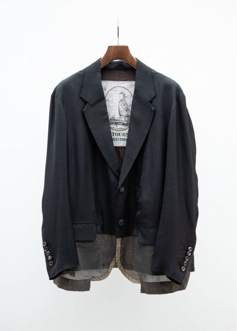 ZIGGY CHEN 23SS LAYERED 2B BLAZER（ジャケット）