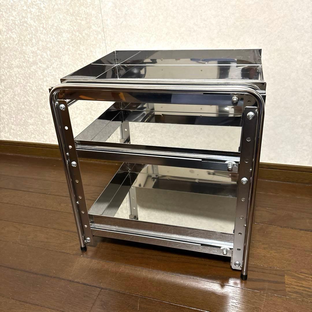 【美品】川口工器 シンク下スライドラック 収納 キッチン