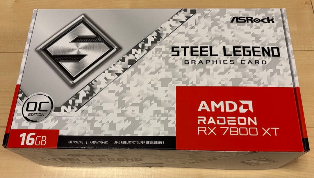 グラフィックボード・グラボ・ビデオカード AMD Radeon RX7800XT Steel legend