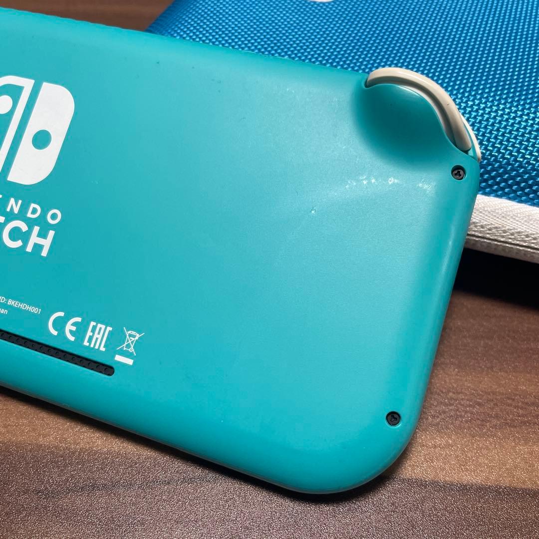 Nintendo Switch Lite ターコイズ 本体　ケースおまけ付