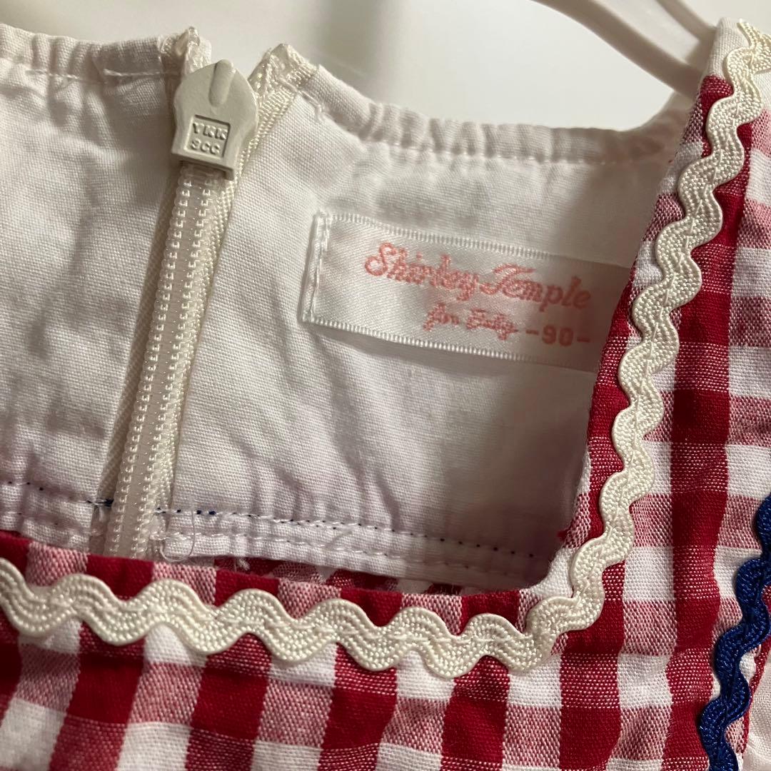 シャーリーテンプル♡チェックワンピースセット