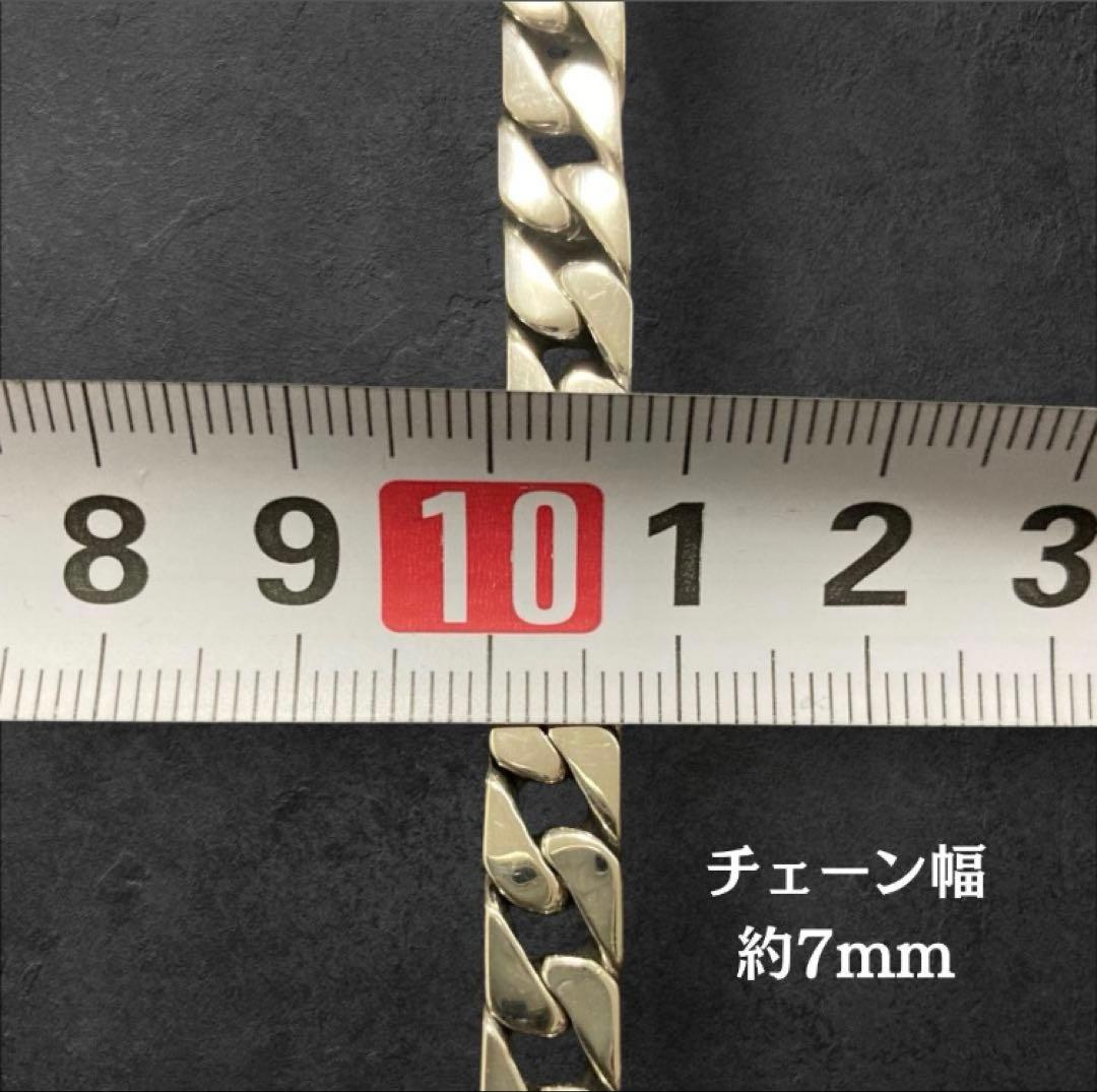S925刻印 喜平チェーン ネックレス 50cm 7mm 付属カード付き