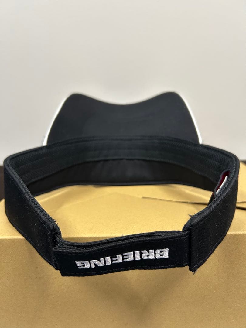 新品 BRIEFING GOLF サンバイザー　ブラック