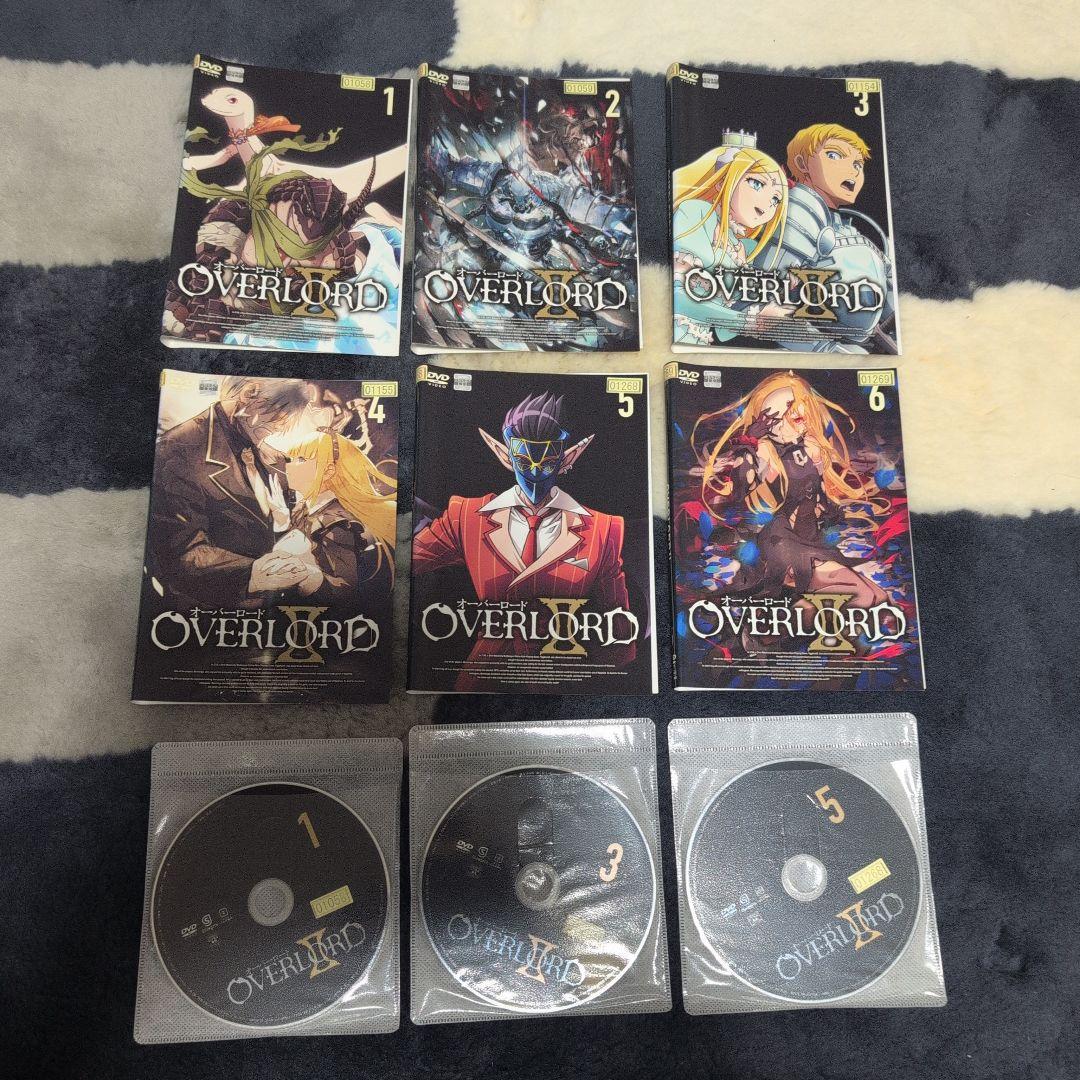 OVERLORD 1期+2期+3期全18巻 レンタル落ちDVD