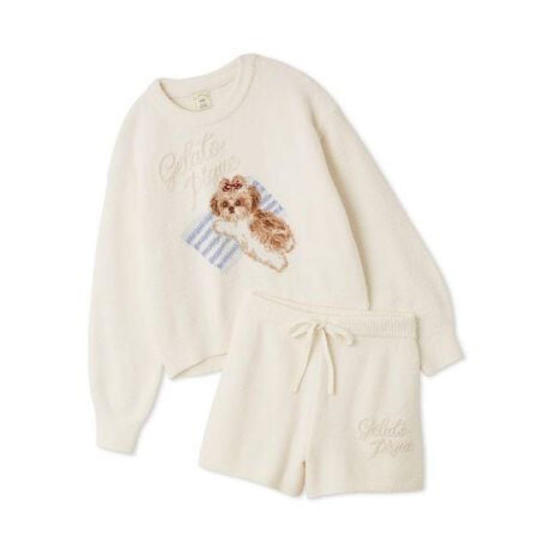 ジェラートピケ　ONLINE限定シーズージャガードプルオーバー＆ショートパンツ