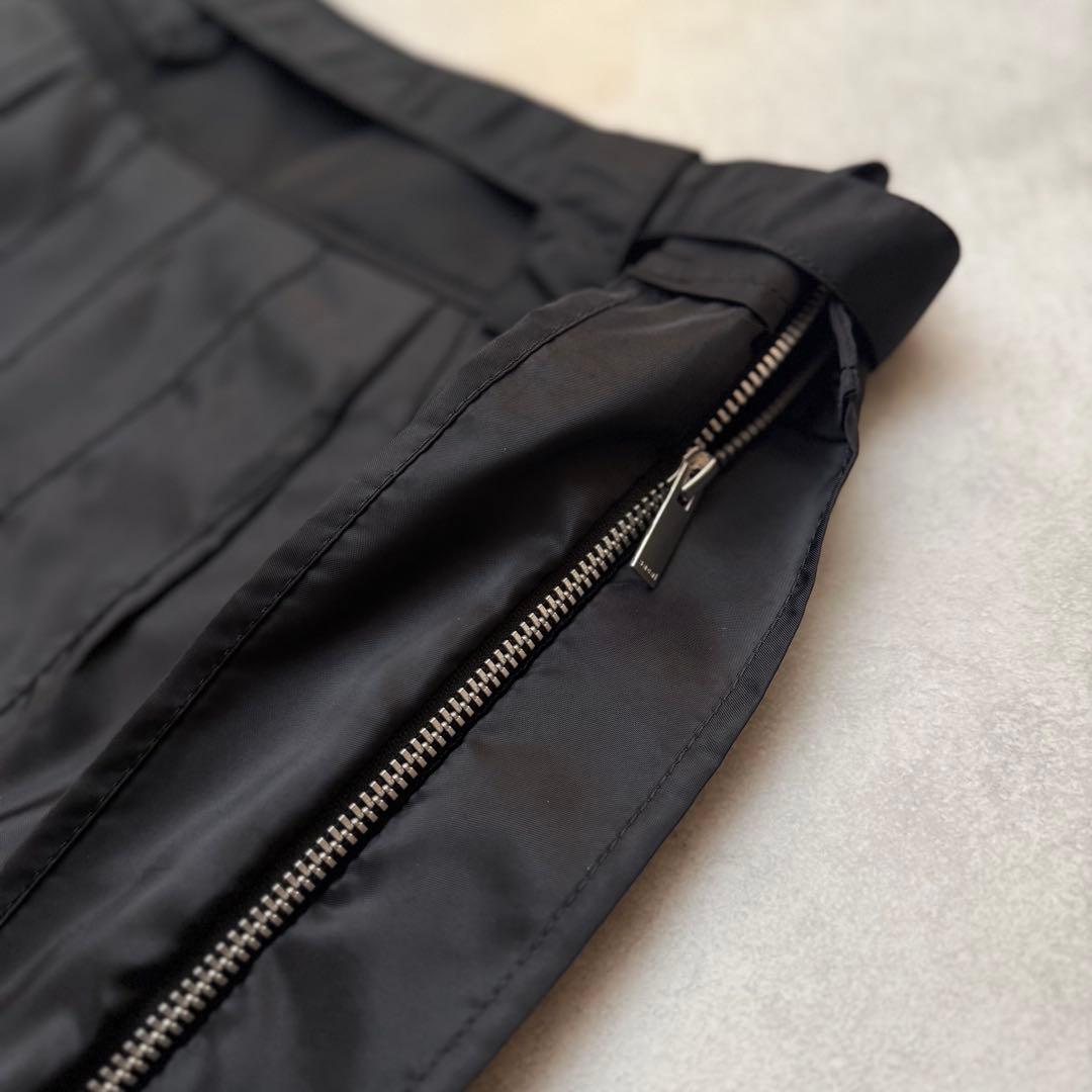 美品　 定価9万　sacai サカイ　ナイロンツイルスカート ロング　M 黒