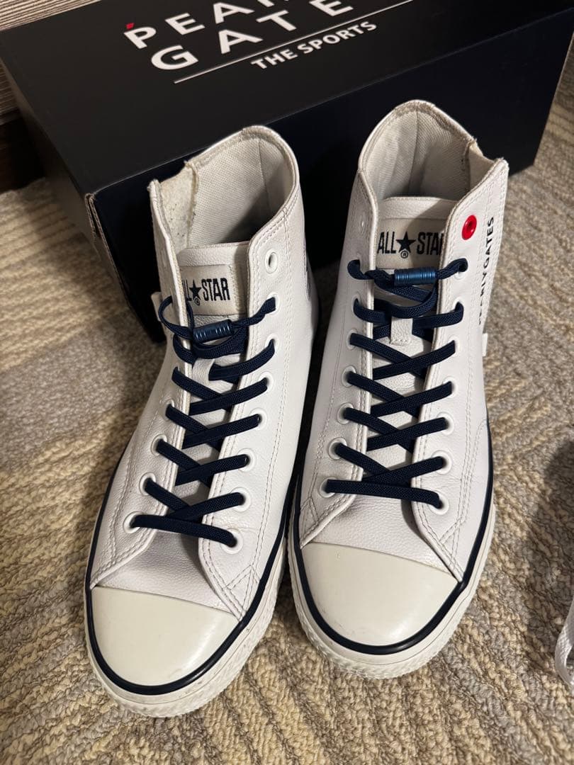 パーリーゲイツ　ALL STAR ハイカットシューズ　25cm ファスナー付