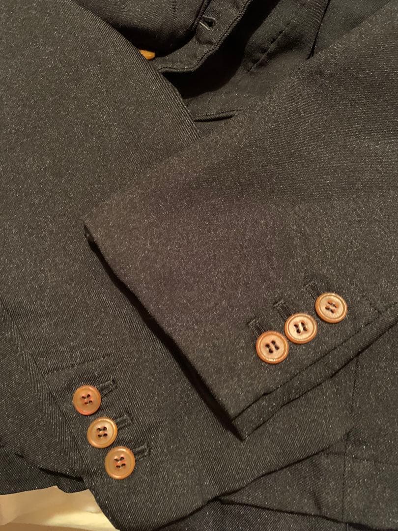 COMME des GARÇONS BLACK ポリ縮絨ジャケット M ブラック