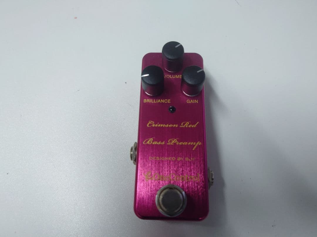 ベース ONE CONTROL CRIMSON RED BASS PREAMP