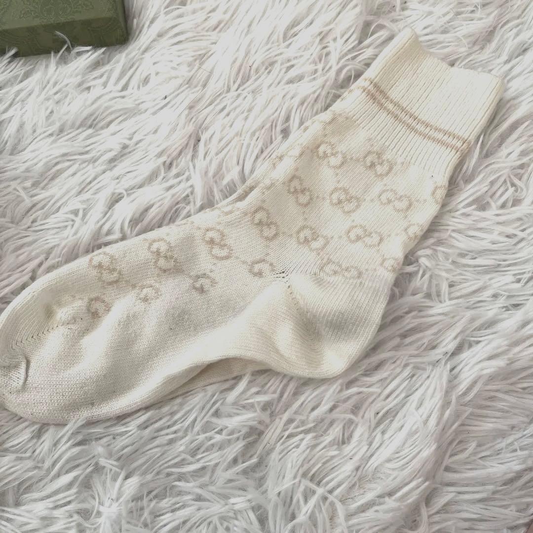 GUCCI 靴下　グッチ　ソックス　くつ下　現行品　Mサイズ