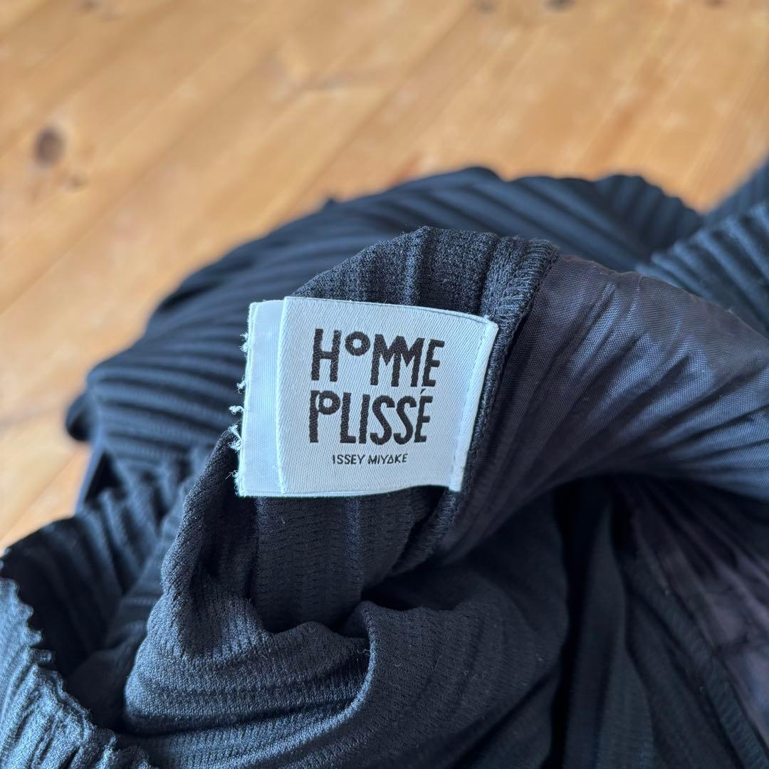 HOMME PLISSE ISSEY MIYAKE 定番 パンツ ブラック