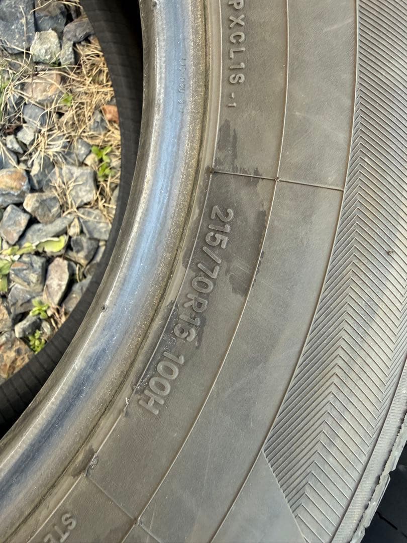 【ストレート】215/70R16 1年使用品　夏タイヤ4本