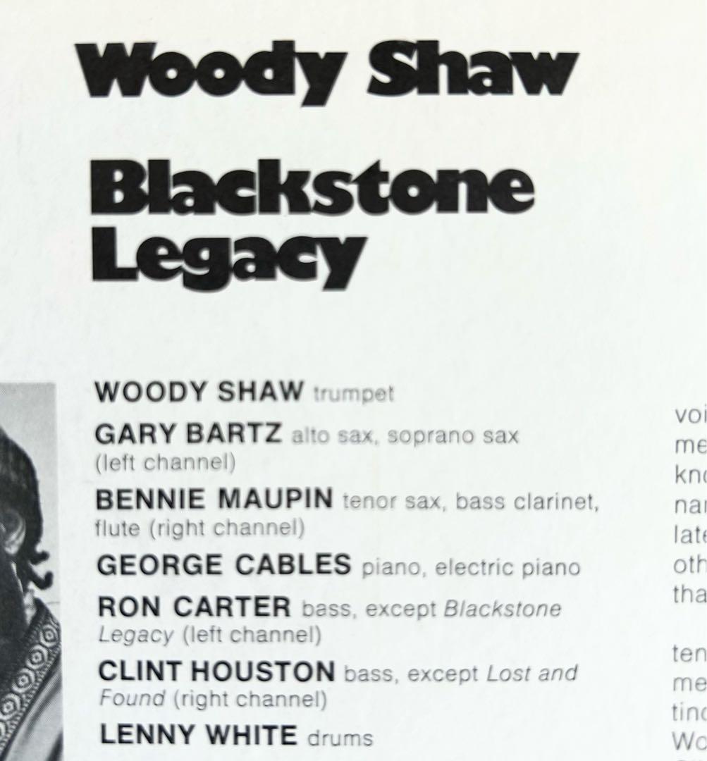 最終価格Woody Shaw B.Legacyスピリチュアルジャズ傑作USオリ盤