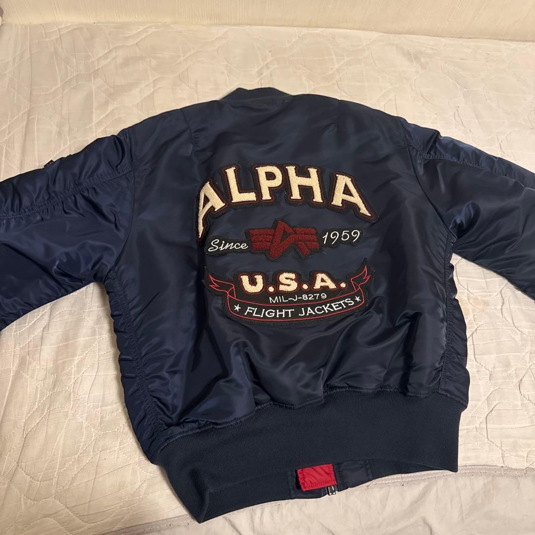 ALPHA MA-1 フライトジャケット ネイビー