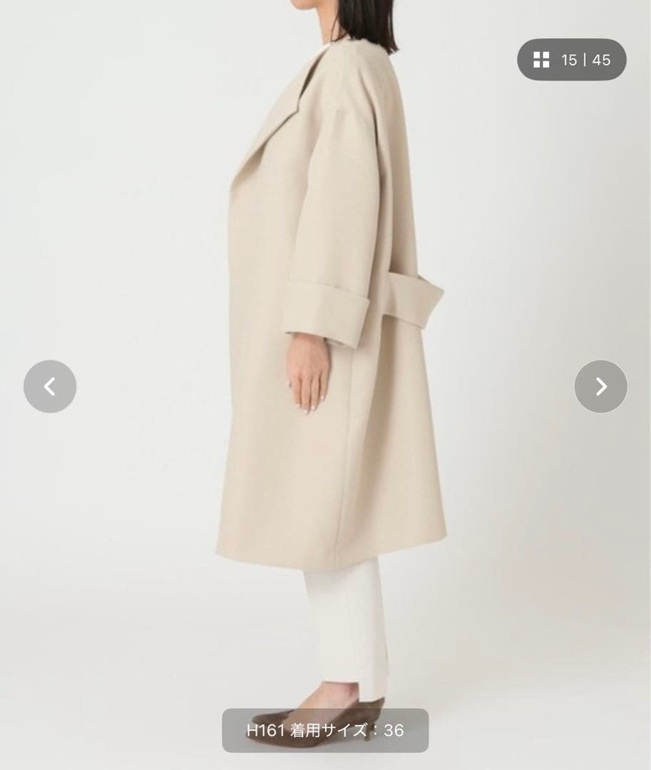 【美品】Noble トリプルクロスガウンコート