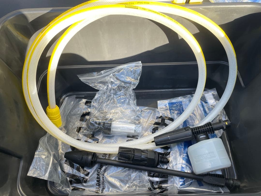 ケルヒャー　K2サイレント　+3m自給水道ホース+フィルター(2642付き