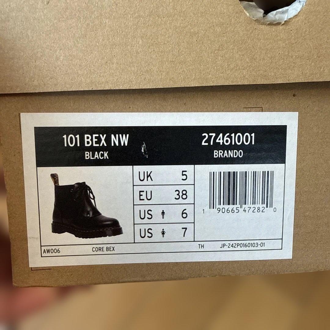 Dr.Martin 101 BEX NW ブーツUK5 箱付　24-24.5cm