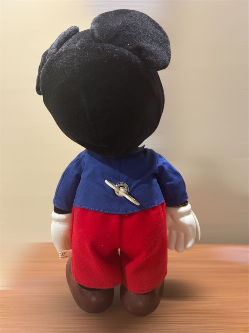 【えいちゃん】昭和レトロSANKYO 首振りミッキーマウス オルゴール