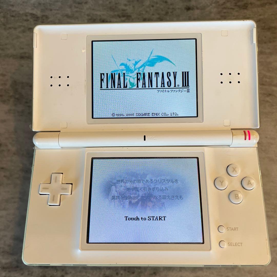 ニンテンドーDS lite FF3 クリスタルエディション 本体