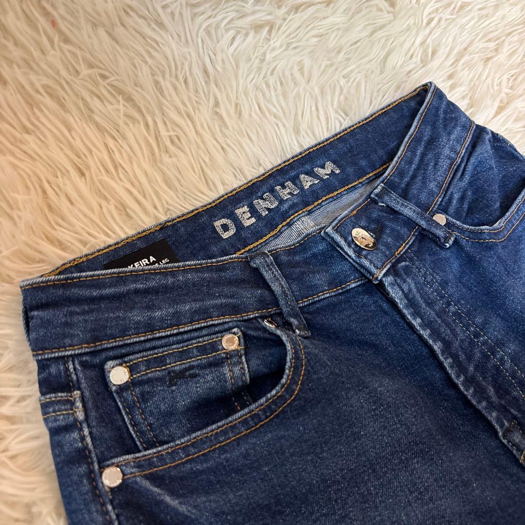 美品！【DENHAM】デンハム　ワイド　ストレッチ　ケイラ　デニム