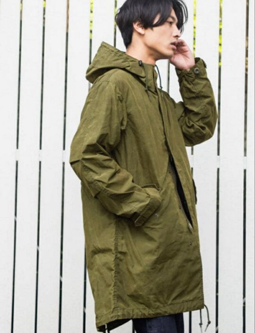 ユナイテッドアローズ/UNITED ARROWS オリーブ モッズコートLサイズ