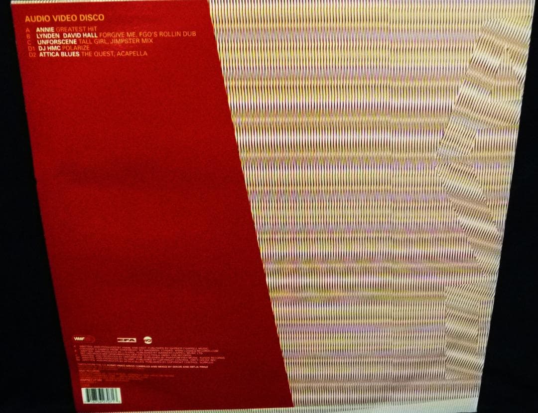 未使用 Audio Video Disco / レコード