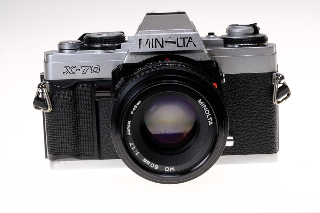 【完動品】 MINOLTA X-70 モルト交換済・シャッター感最高・レンズ付