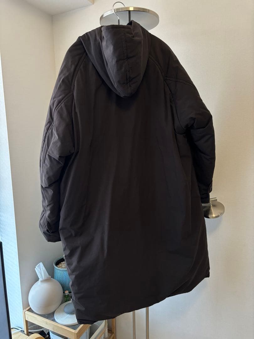 (3/23まで)COMOLI インサレーションフーデッドコート　20aw