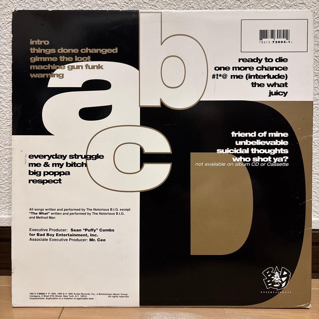 The Notorious B.I.G. Ready To Die レコード