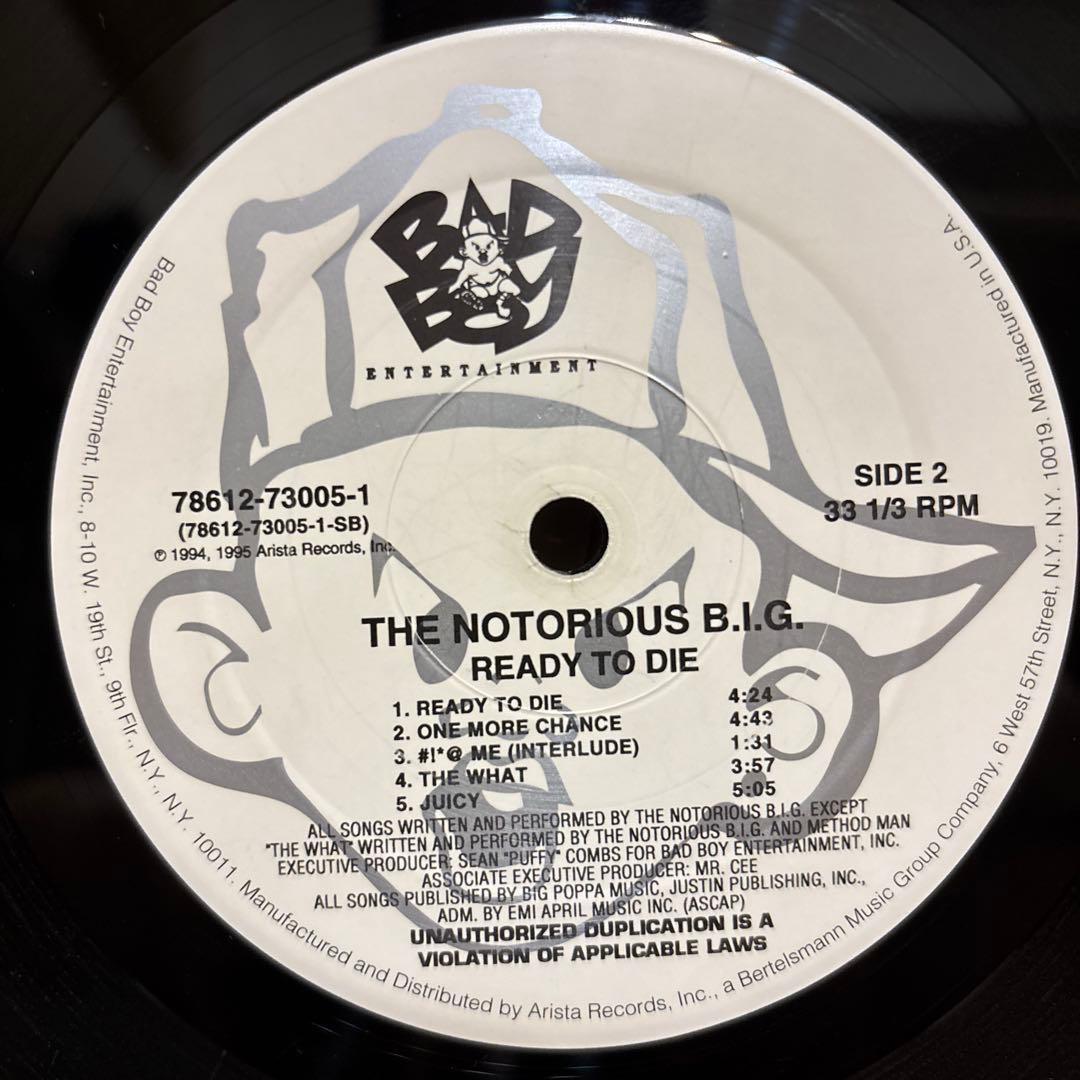 The Notorious B.I.G. Ready To Die レコード