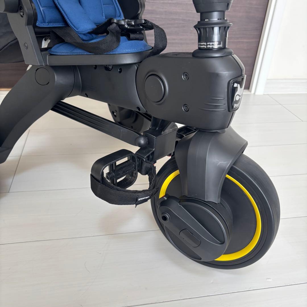 ✨美品✨doonaリキトラ 三輪車 トラベルバッグ付 折り畳み式 ロイヤルブルー