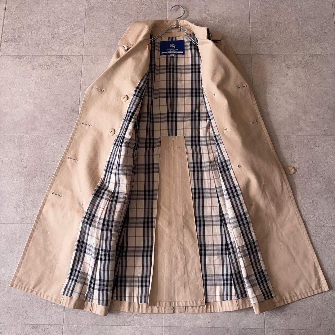 極美品✨️バーバリーブルーレーベル トレンチコート M ベージュ ノバチェック