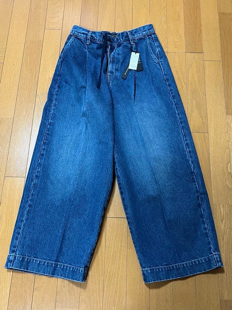 【DAIKICHI様】ミズイロインド　ワイドデニムスラックス2026ss