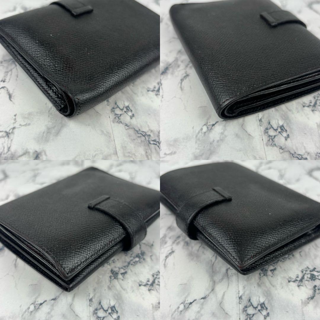 144 HERMES ベアン　コンパクト二つ折り財布