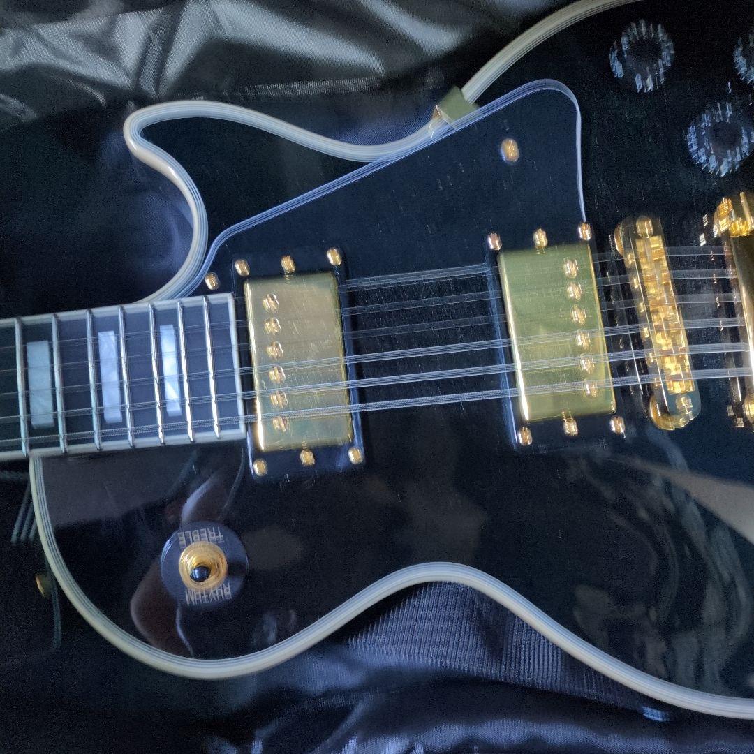 e*i様 BUSKER'S レスポールBLC500BLK保証書、シールド付