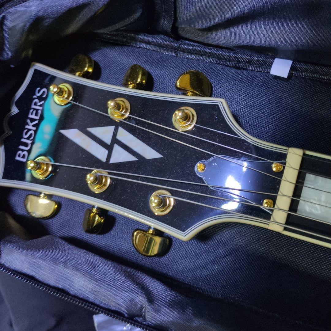 e*i様 BUSKER'S レスポールBLC500BLK保証書、シールド付
