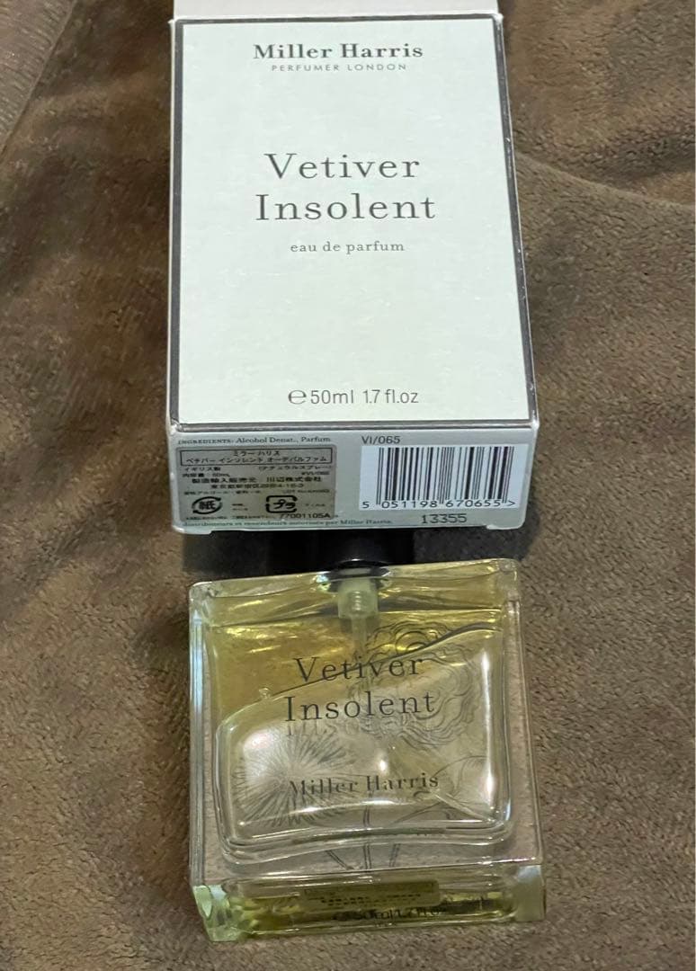 香水(男性用) Miller Harris Vetiver Insolent 50ml