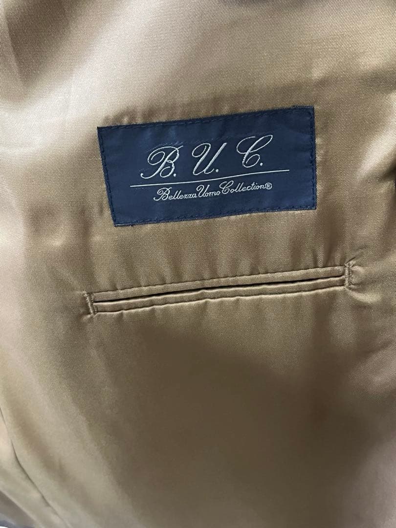 B.U.C. ダークワイン　ダブルブレストジャケット