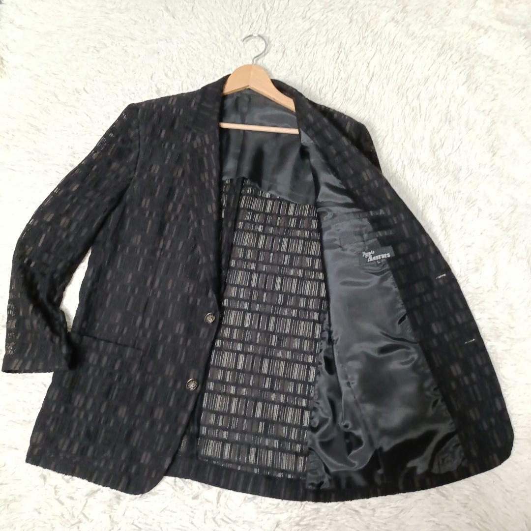 美品・希少■ANGELO JOURNEY メッシュデザイン テーラードジャケット
