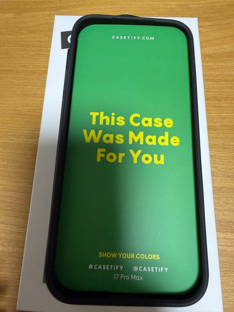 ケースティファイ✳︎iPhone17promaxケース　カスタム済✳︎未使用に近い