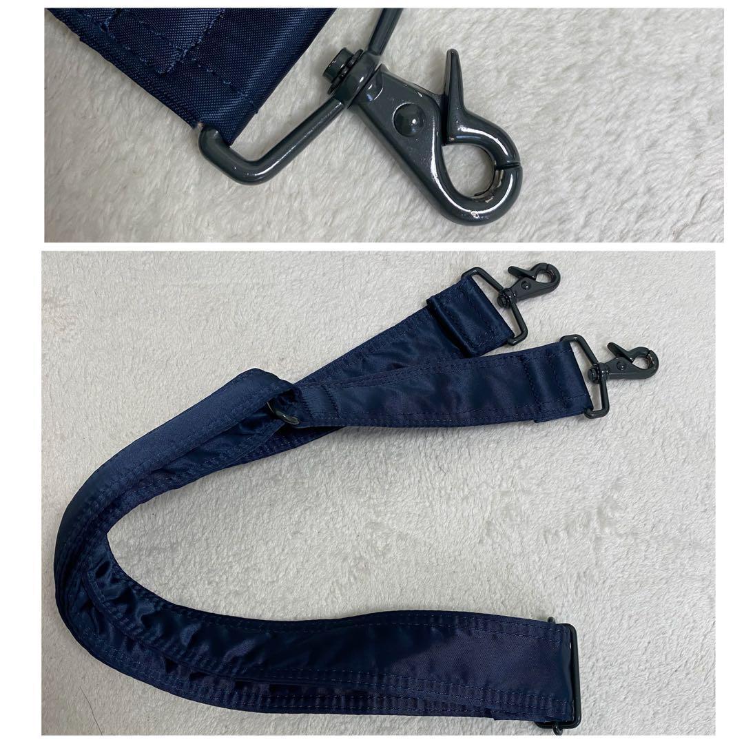 【極美品/希少】ポーター タンカー ボストンバッグ ショルダー付 ネイビー